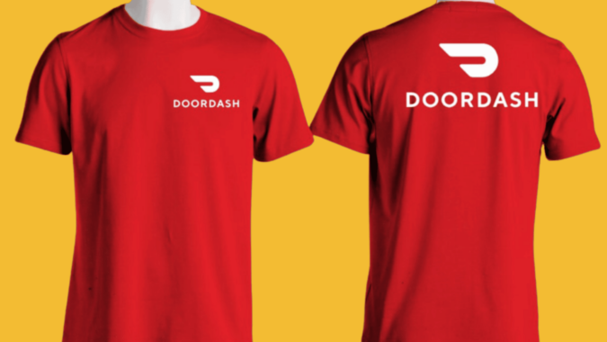 doordash uniform, doordash clothes, doordash t shirt