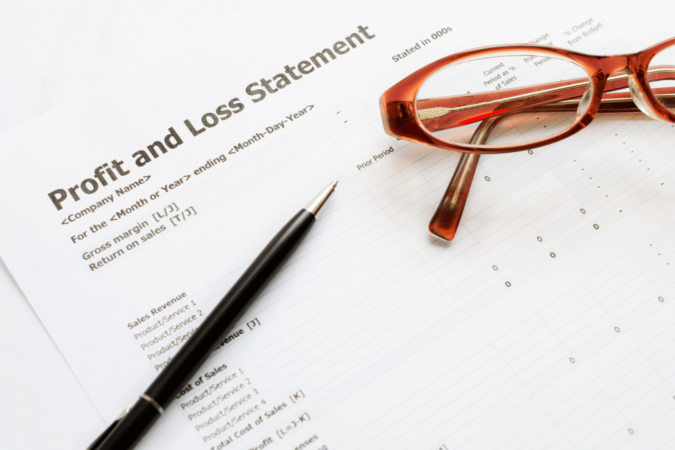 profit and loss statment
