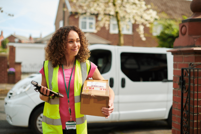 postmates delivery driver working for food delivery companies, postmates courier service