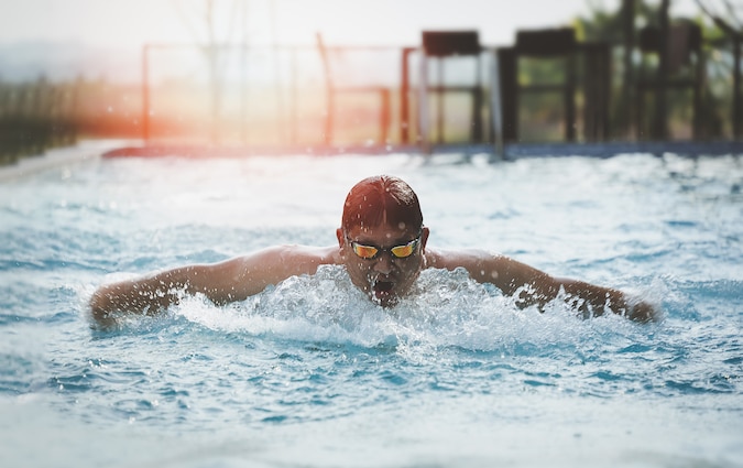 swimming